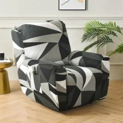 Stretch Recliner Couch Cover Armchair Sofa Cover Sofa Slipcover with Pocket Washable Furniture Protector for Kids, Pets, Dogs, Cats