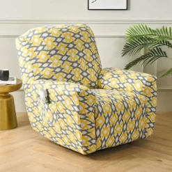 Stretch Recliner Couch Cover Armchair Sofa Cover Sofa Slipcover with Pocket Washable Furniture Protector for Kids, Pets, Dogs, Cats