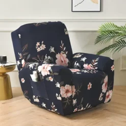 Stretch Recliner Couch Cover Armchair Sofa Cover Sofa Slipcover with Pocket Washable Furniture Protector for Kids, Pets, Dogs, Cats