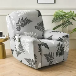 Stretch Recliner Couch Cover Armchair Sofa Cover Sofa Slipcover with Pocket Washable Furniture Protector for Kids, Pets, Dogs, Cats