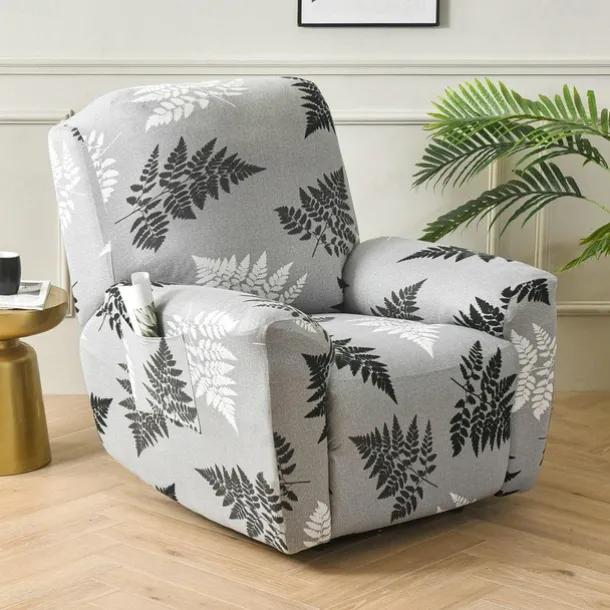Stretch Recliner Couch Cover Armchair Sofa Cover Sofa Slipcover with Pocket Washable Furniture Protector for Kids, Pets, Dogs, Cats