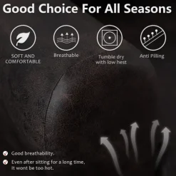 Stretch Recliner Cover Burgundy Recliner Covers Arm Chair Slipcover Like Leather Washable Couch Cover Pocket Protector for Pet, Dogs(1 Backest Cover,1 Seat Cover,2 Armrest Cover)