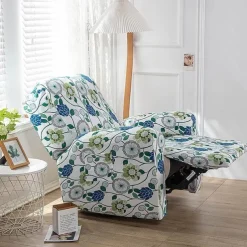 Stretch Recliner Cover Recliner Covers 1 Seater Armchair Couch Slipcover with Elastic Loop, Anti-cat Scratch Furniture Protector for Kids, Pets, Dogs, Cats