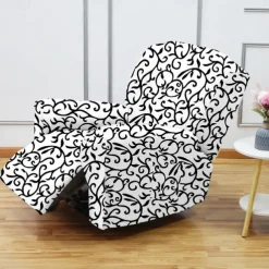 Stretch Recliner Covers Recliner Covers 1 Seater Armchair Couch Slipcover with Elastic Loop, Anti-cat Scratch Furniture Protector for Kids, Pets, Dogs, Cats