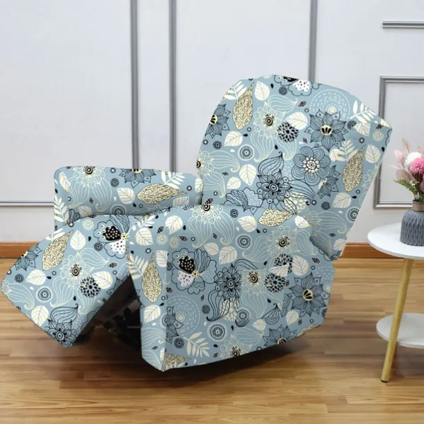 Stretch Recliner Covers Recliner Covers 1 Seater Armchair Couch Slipcover with Elastic Loop, Anti-cat Scratch Furniture Protector for Kids, Pets, Dogs, Cats