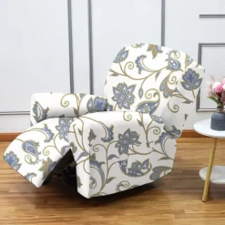 Stretch Recliner Covers Recliner Covers 1 Seater Armchair Couch Slipcover with Elastic Loop, Anti-cat Scratch Furniture Protector for Kids, Pets, Dogs, Cats