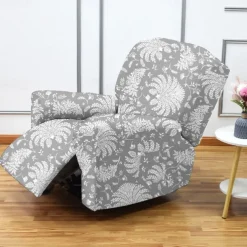 Stretch Recliner Covers Recliner Covers 1 Seater Armchair Couch Slipcover with Elastic Loop, Anti-cat Scratch Furniture Protector for Kids, Pets, Dogs, Cats