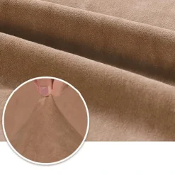 Stretch Sofa Cover Slipcover Elastic Velvet Sectional Couch Armchair Loveseat Burgundy Red 4 Or 3 Seater L Shape Plain Solid Color Soft Durable