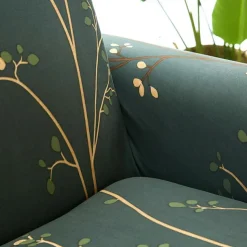Stretch Sofa Cover Slipcover Elastic Sectional Couch Armchair Loveseat 4 or 3 seater L shaped Sofa Furniture Protector Anti-Slip Cover Soft Washable（1 Free Cushion Cover)
