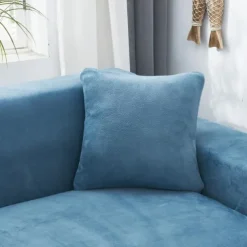 Stretch Sofa Cover Thick Velvet Sofa Covers Sectional Couch Cover L Shaped Sofa Case Armchair Chaise Lounge Case For Living Room