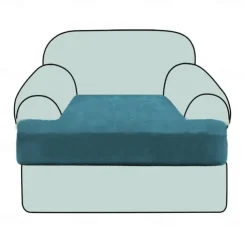 Stretch Sofa Seat Cover Couch T Seat Pad Cushion Slipcover Elastic Couch Armchair Loveseat 3 Seater Grey Plain Solid Soft Durable Washable