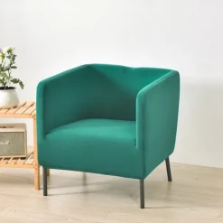 Stretch Square Tub Covers Chair Burgundy Slipcover Sofa Cover Furniture Protector High Stretch 1 Piece Sofa Chair Covers for Living Room Durable Spandex Fabric Non SkidWashable