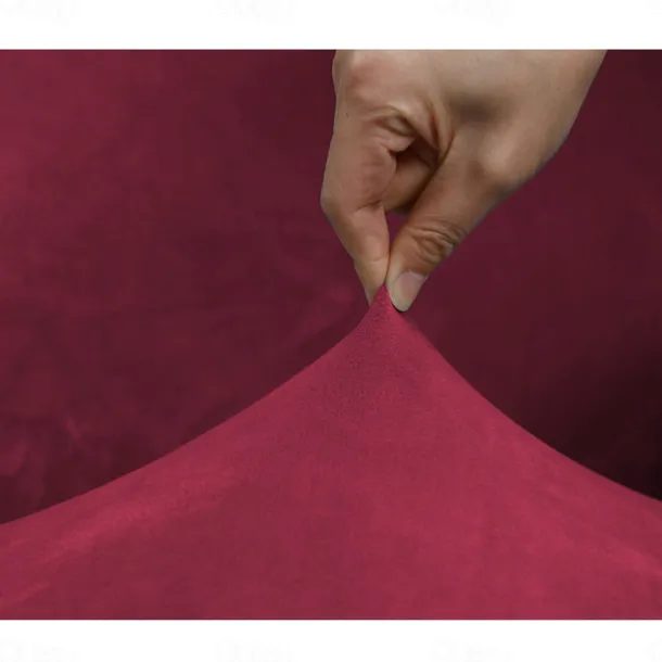 Stretch Velvet Club Chair Cover Barrel Chair Slipcover Elastic Armchair Single Sofa Cover Barrel Tub Chair for Cafe Hotel Coffee Shop Cross Border Soft Durable Washable