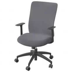 Stretch Velvet Office Chair Cover - Soft, Removable, Washable & Zippered