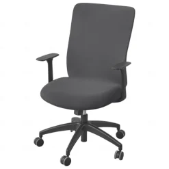 Stretch Velvet Office Chair Cover - Soft, Removable, Washable & Zippered
