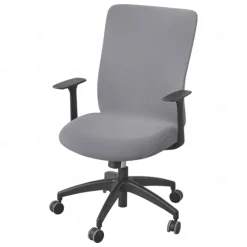Stretch Velvet Office Chair Cover - Soft, Removable, Washable & Zippered