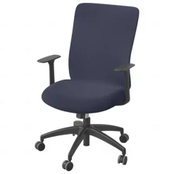 Stretch Velvet Office Chair Cover - Soft, Removable, Washable & Zippered