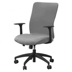 Stretch Velvet Office Chair Cover - Soft, Removable & Washable