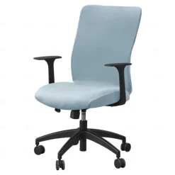 Stretch Velvet Office Chair Cover - Soft, Removable & Washable
