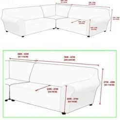 Stretch velvet 5-seater L-shaped sofa cover Solid color all-inclusive private seat pie corner L-shaped sofa cover