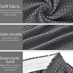 Stretch Wing Chair Slipcover with Seat Cover Spandex Water-Resistant Sofa Covers Wingback Armchair Covers Protector for Living Room Strandmon Chair Cover