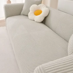 Stretchable Full Sofa Cover Slipcover Elastic All-Inclusive Couch Cover Anti-Slip and Durable Easy to Install and Machine Washable Perfect for Home Decor and Protection