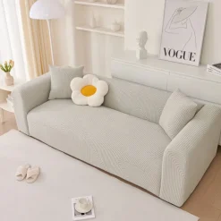 Stretchable Full Sofa Cover Slipcover Elastic All-Inclusive Couch Cover Anti-Slip and Durable Easy to Install and Machine Washable Perfect for Home Decor and Protection