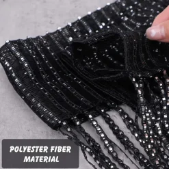 String Curtains Sparkle Door Curtain Fly Curtain Rod Pocket,Curtains Panel Divider Window Door Fly Screen for Door Wall and Window Decoration,100*200cm