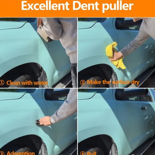 Suction Cup Dent Puller 2PCS Tools for Car Dent Repair, Small dent Puller Glass, Screen, Tiles & Objects Moving - Suction Cup dent Puller -Powerful Tool for dent Repair