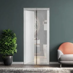 Summer Anti-Mosquito Door Curtain Household High-end Magnetic Encrypted Door Anti-Fly Partition Curtain Screen Door Magnet Screen Window Without Punching