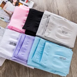 Summer Arm Sleeves Cooling Gloves Women Men Arm Warmers Sleeves Armwarmer UV Sun Protection Cotton Long Fingerless Gloves Arm Sleeves