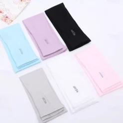 Summer Arm Sleeves Cooling Gloves Women Men Arm Warmers Sleeves Armwarmer UV Sun Protection Cotton Long Fingerless Gloves Arm Sleeves