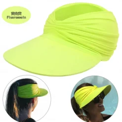 Summer Beach Sun Hat Women's Empty Top Hat 50+ Sun Sun Hat Ladies Outdoor Sports Hat