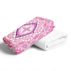 Summer Beach Towel Quick-Drying Tropical Bohemian Rainforest Sea Turtle Plant Towel Soft and Quick-Drying Beach Towel Super Absorbent Soft Microfiber Sand Pool Bath Outdoor Travel Towel