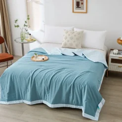 Summer Cooling Comforter Quilt Skin-friendly Keep Cool Blanket Cold Tech Fabric Summer Double-sided Comforter
