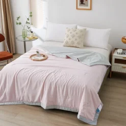 Summer Cooling Comforter Quilt Skin-friendly Keep Cool Blanket Cold Tech Fabric Summer Double-sided Comforter
