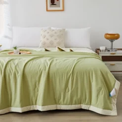 Summer Cooling Comforter Quilt Skin-friendly Keep Cool Blanket Cold Tech Fabric Summer Double-sided Comforter