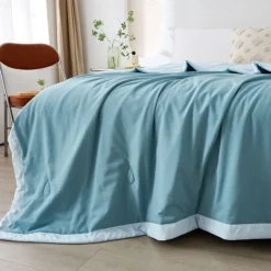 Summer Cooling Comforter Quilt Skin-friendly Keep Cool Blanket Cold Tech Fabric Summer Double-sided Comforter