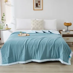 Summer Cooling Comforter Quilt Skin-friendly Keep Cool Blanket Cold Tech Fabric Summer Double-sided Comforter
