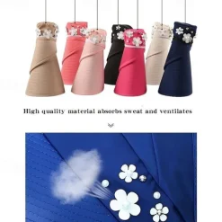 Summer Sun Hat Women's Outdoor Travel Sunscreen Sun Hat Foldable Anti-Ultraviolet Sun Hat