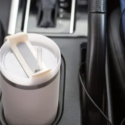 Summer Tumbler with Handle 40 oz and Straw Lid, 304 Stainless Steel Water Bottle, Travel Mug Insulated Tumblers Iced for Tea Coffee Gift, Large Capacity Car Cup with Straw