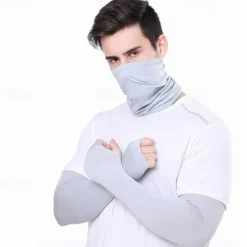 Sun Protection Sleeve Sports Headgear and Sleeve for Men Women Outdoor Dustproof Activities Camping