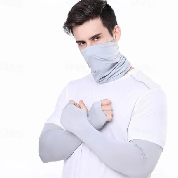 Sun Protection Sleeve Sports Headgear and Sleeve for Men Women Outdoor Dustproof Activities Camping