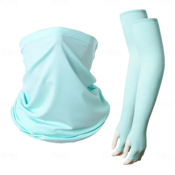 Sun Protection Sleeve Sports Headgear and Sleeve for Men Women Outdoor Dustproof Activities Camping