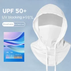 Sun UV Protective Hood Mask Breathable Full Head Mask Face Cover for Men & Women Motorcycle Cycling Fishing