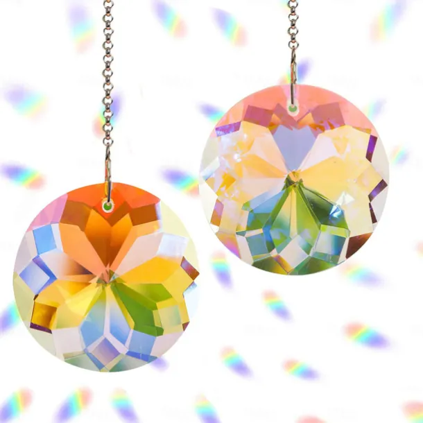 Suncatcher Crystal Sun Catcher Prism Crystal Hanging Pendant Lighting Pendant Rainbow Maker Window