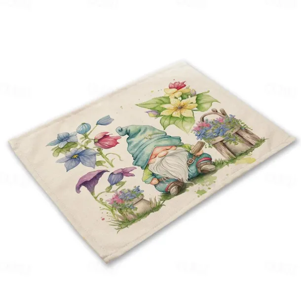 Sunflowers Placemats Heat Resistant Farmhouse Table Place Mat Stain Resistant Placemat, Placemat for Wedding Kitchen Dining Table Decoration Indoor Outdoor