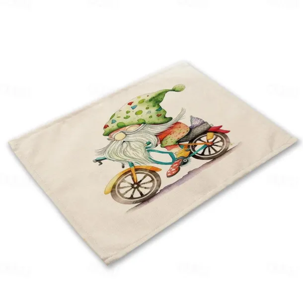 Sunflowers Placemats Heat Resistant Farmhouse Table Place Mat Stain Resistant Placemat, Placemat for Wedding Kitchen Dining Table Decoration Indoor Outdoor