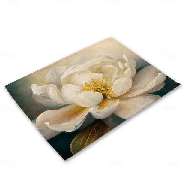 Sunflowers Placemats Heat Resistant Farmhouse Table Place Mat Stain Resistant Placemat, Placemat for Wedding Kitchen Dining Table Decoration Indoor Outdoor