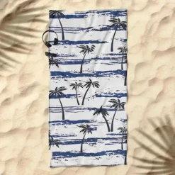 Sunshine and Beach Beach Towel Premium Quality Ultra Soft Absorbent Lightweight Durable Quick Drying Vibrant Design Perfect for Beach Pool Sunbathing Travel Summer Accessory Comfortable and Stylish